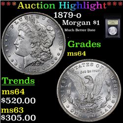 ***Auction Highlight*** 1879-o Morgan Dollar $1 Graded Choice Unc By USCG (fc)