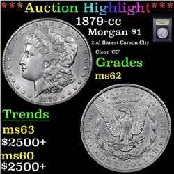 ***Auction Highlight*** 1879-cc Morgan Dollar $1 Graded Select Unc By USCG (fc)