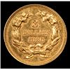 Image 3 : ***Auction Highlight*** 1886 Three Dollar Gold .$3 Graded Unc+ PL By USCG (fc)