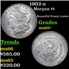 Image 1 : 1902-o Morgan Dollar $1 Grades GEM+ Unc