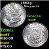 Image 1 : 1883-p Morgan Dollar $1 Grades Select+ Unc
