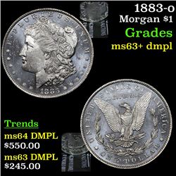 1883-o Morgan Dollar $1 Grades Select Unc+ DMPL