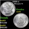 Image 1 : 1888-o Morgan Dollar $1 Grades Select Unc
