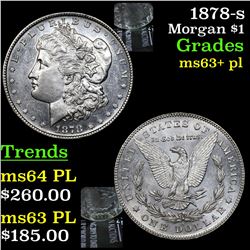 1878-s Morgan Dollar $1 Grades Select Unc+ PL