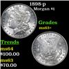Image 1 : 1898-p Morgan Dollar $1 Grades Select+ Unc