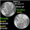 Image 1 : 1883-p Morgan Dollar $1 Grades Select+ Unc