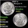 Image 1 : 1897-s Morgan Dollar $1 Grades Select+ Unc