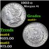 Image 1 : 1902-o Morgan Dollar $1 Grades Select+ Unc