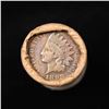 Image 2 : Mixed small cents 1c orig shotgun roll, 1918-d Wheat Cent, 1898 Indian Cent other end