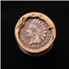 Image 2 : Mixed small cents 1c orig shotgun roll, 1853 Flying Eagle Cent, 1863 Indian Cent other end