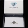 Image 2 : Sterling Silver Round Cut Engagement Ring Size 9
