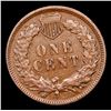Image 3 : 1907 Indian Cent 1c Grades xf+