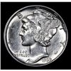 Image 2 : 1939-p Mercury Dime 10c Grades Choice Unc