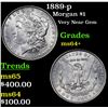 Image 1 : 1889-p Morgan Dollar $1 Grades Choice+ Unc