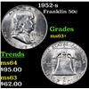 Image 1 : 1952-s Franklin Half Dollar 50c Grades Select+ Unc
