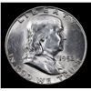 Image 2 : 1952-s Franklin Half Dollar 50c Grades Select+ Unc