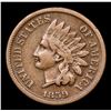 Image 2 : 1859 Indian Cent 1c Grades vf++
