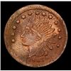Image 2 : 1863 Indian Civil War Token 1c Grades Unc Details