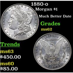 1880-o Morgan Dollar $1 Grades Select Unc
