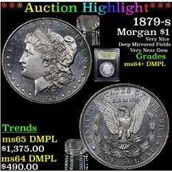 ***Auction Highlight*** 1879-s Morgan Dollar $1 Graded Choice Unc+ DMPL By USCG (fc)