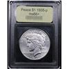 Image 4 : ***Auction Highlight*** 1935-p Peace Dollar $1 Graded GEM++ Unc By USCG (fc)
