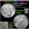 Image 1 : ***Auction Highlight*** 1925-s Vam 1i Peace Dollar $1 Graded Select+ Unc By USCG (fc)