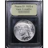 Image 4 : ***Auction Highlight*** 1925-s Vam 1i Peace Dollar $1 Graded Select+ Unc By USCG (fc)