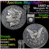 Image 1 : ***Auction Highlight*** 1887-s Morgan Dollar $1 Graded Select Unc+ DMPL By USCG (fc)