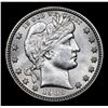 Image 2 : ***Auction Highlight*** 1909-p Barber Quarter 25c Graded Choice Unc By USCG (fc)