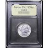 Image 4 : ***Auction Highlight*** 1909-p Barber Quarter 25c Graded Choice Unc By USCG (fc)