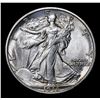 Image 2 : ***Auction Highlight*** 1916-p Walking Liberty Half Dollar 50c Graded Choice+ Unc By USCG (fc)