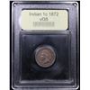 Image 4 : ***Auction Highlight*** 1872 Indian Cent 1c Graded vf++ By USCG (fc)