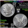 Image 1 : ***Auction Highlight*** 1879-s Rev '78 Top 100 Morgan Dollar $1 Graded Select Unc By USCG (fc)