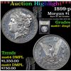 Image 1 : ***Auction Highlight*** 1899-p Morgan Dollar $1 Graded Select Unc+ DMPL By USCG (fc)