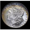 Image 2 : 1881-s Rainbow Toned Morgan Dollar $1 Grades Select+ Unc