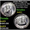 Image 1 : 1920 Pilgrim Old Commem Half Dollar 50c Grades Choice+ Unc