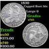 Image 1 : 1830 Capped Bust Half Dollar 50c Grades xf+
