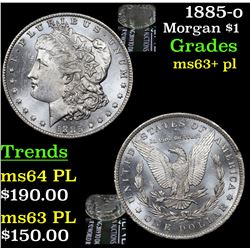 1885-o Morgan Dollar $1 Grades Select Unc+ PL