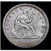 Image 2 : 1855-p Seated Liberty Quarter 25c Grades Select AU