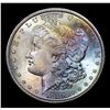 Image 2 : 1881-s Rainbow Toned Morgan Dollar $1 Grades Select+ Unc