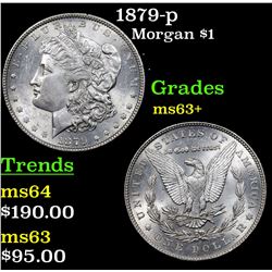 1879-p Morgan Dollar $1 Grades Select+ Unc