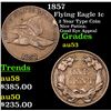 Image 1 : 1857 Flying Eagle Cent 1c Grades Select AU