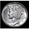 Image 2 : 1941-p Mercury Dime 10c Grades Choice+ Unc