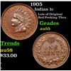 Image 1 : 1905 Indian Cent 1c Grades Choice AU