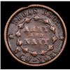 Image 3 : (1683) Turban Liberty Civil War Token 1c Grades vf++