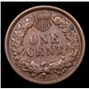 Image 3 : 1882 Indian Cent 1c Grades xf+