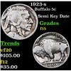 1923-s Buffalo Nickel 5c Grades f+