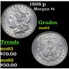 1898-p Morgan Dollar $1 Grades Select Unc