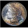 Image 2 : 1881-s Rainbow Toned Morgan Dollar $1 Grades Choice Unc