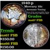 Image 1 : 1940-p Mercury Dime 10c Grades GEM++ FSB